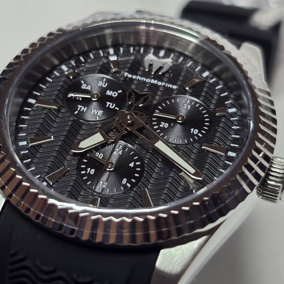 TechnoMarine Sea Dream Unisex Watch - 38mm, Black, Silver (TM-719029) - Picture 2 of 15